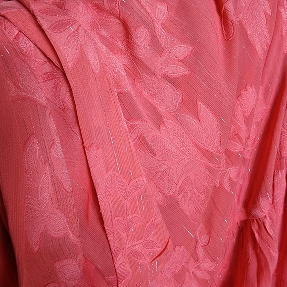 Julia Jordan Floral Sleeveless Tiered Maxi Dress In Pink - Picture 9 of 13